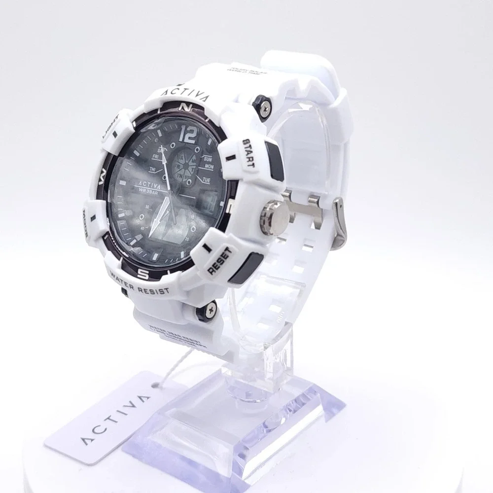 Activa X Invicta ACW8045-001 Digital Watch 53mm White New